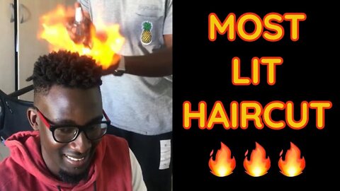 The Most Lit 🔥 Barber | #Shorts