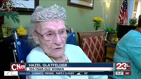 Hazel Glatfelder of Bakersfield turns 104