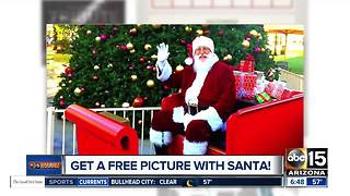 Get a FREE picture with Santa Claus!