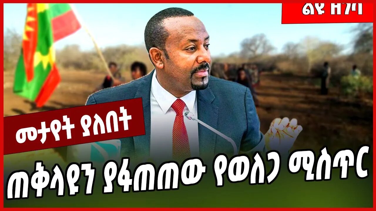 ጠቅላዩን ያፋጠጠው የወለጋ ሚስጥር... Abiy Ahmed | Welega | HPR #Ethionews#zena#Ethiopia