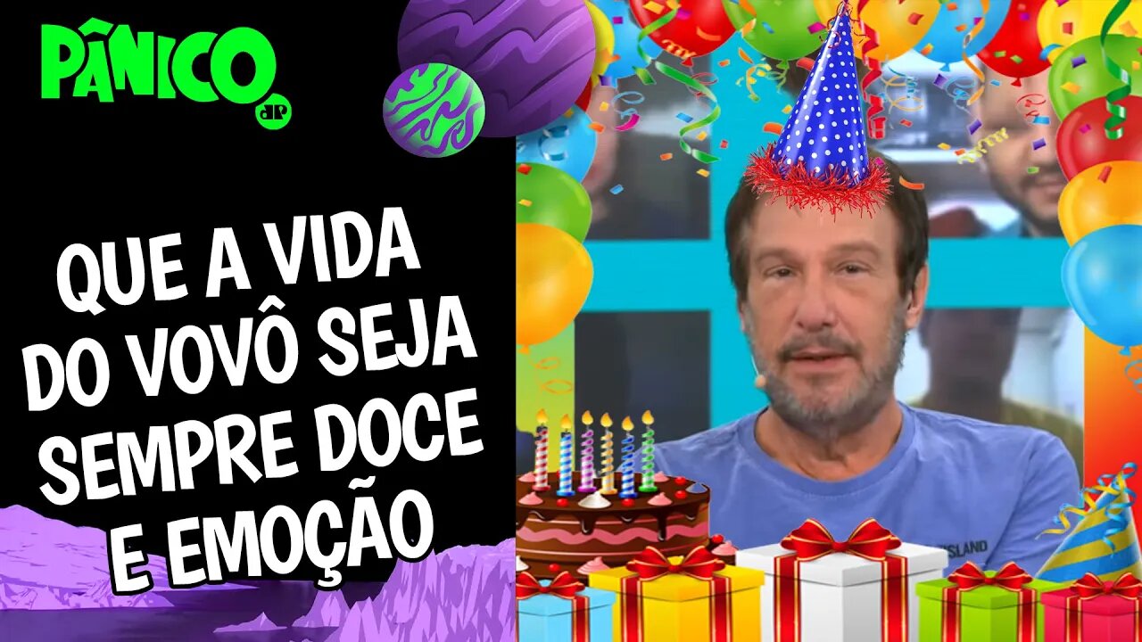 O DIA É DELE, MAS A FESTA É NOSSA: PÂNICO PRESTA HOMENAGEM DE ANIVERSÁRIO A EMÍLIO SURITA