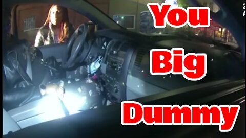 A nosey Black woman interrupts traffic stop & gets herself arrested