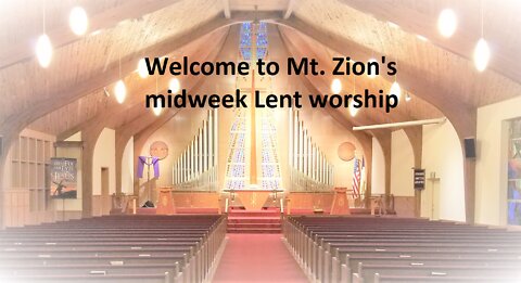 Mt. Zion Lutheran Church (WELS), Ripon, WI 3-30-2022