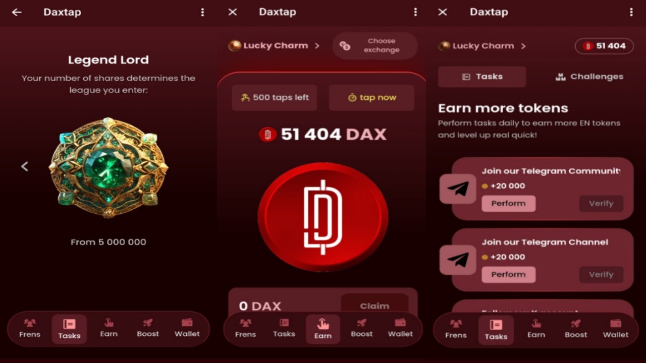 DaxTap | Decentralised COIN | New Crypto Airdrop Mining Bot On Telegram