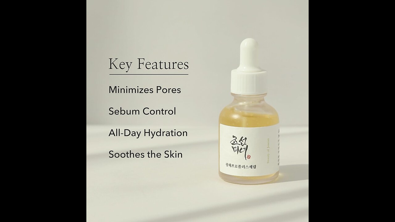 Beauty of Joseon Glow Serum Propolis and Niacinamide Hydrating Facial Soothing Moisturizer