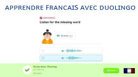 Apprendre francais avec duolingo #6.01
