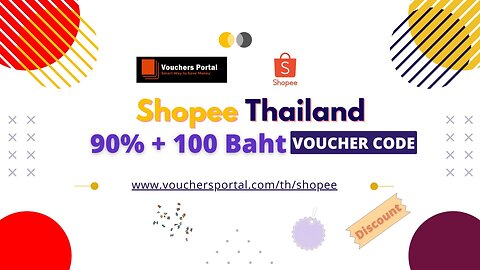 Get now Shopee Discount code and Promo code in Thailand