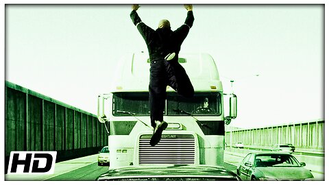 TRUCK FIGHT SCENE - Matrix: Reloaded (2003) HD