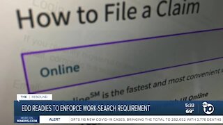 California EDD readies to enforce work-search requirement