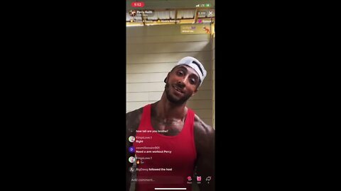 PERCY KEITH TIKTOK LIVE ON HIS BIRTHDAY