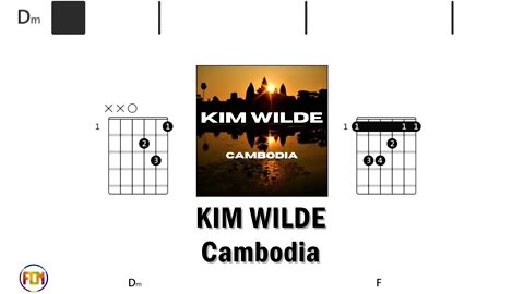 KIM WILDE Cambodia - Guitar Chords & Lyrics HD