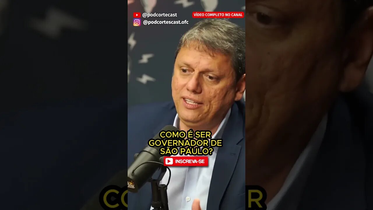 COMO É SER GOVERNADOR DE SÃO PAULO #shorts #tarcisiodefreitas #saopaulo #governodesp