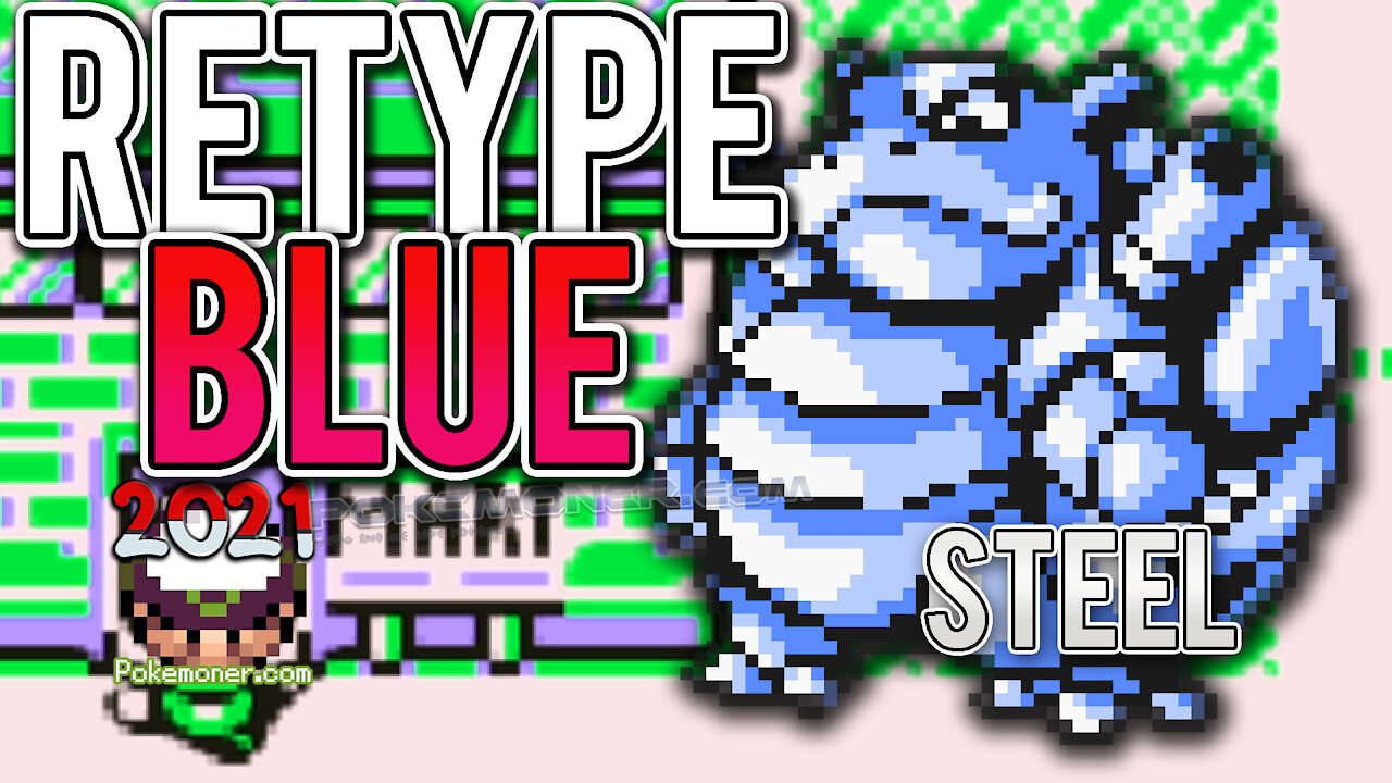 Pokemon Retype Blue and Blue - QoL GB Hack ROM has new type, reworked type, reworked moves and more