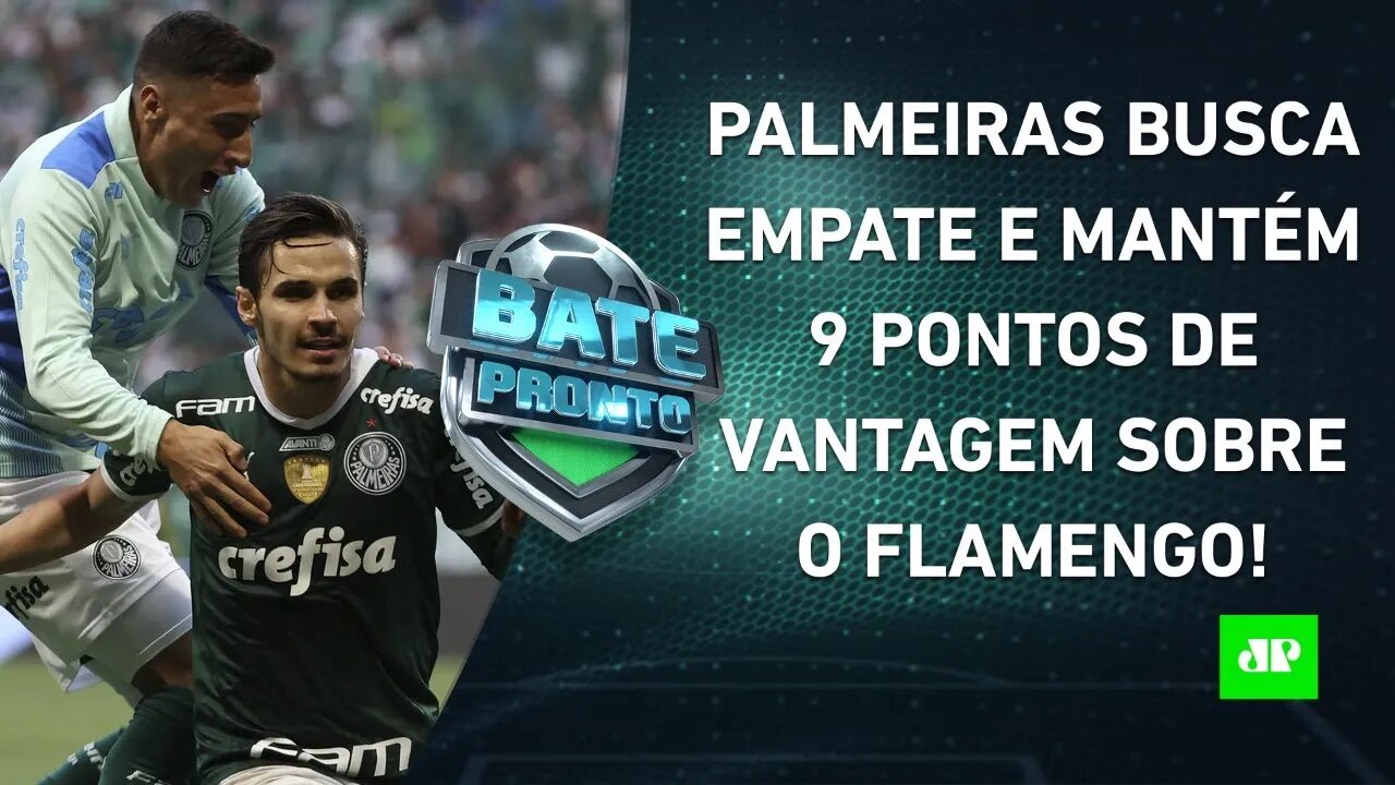 Palmeiras EMPATA com o Flamengo e SEGUE LÍDER DISPARADO no Brasileirão! | BATE-PRONTO – 22/08/22