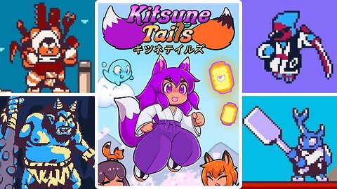 Kitsune Tails - All Bosses (No Damage) + Ending