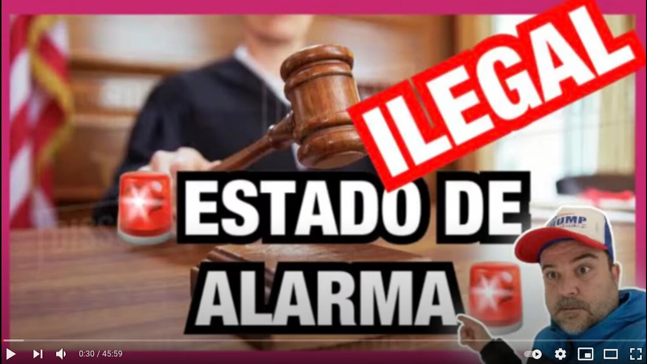 ESTADO DE ALARMA ES ILEGAL DICE TRIBUNAL CONSTITUCIONAL