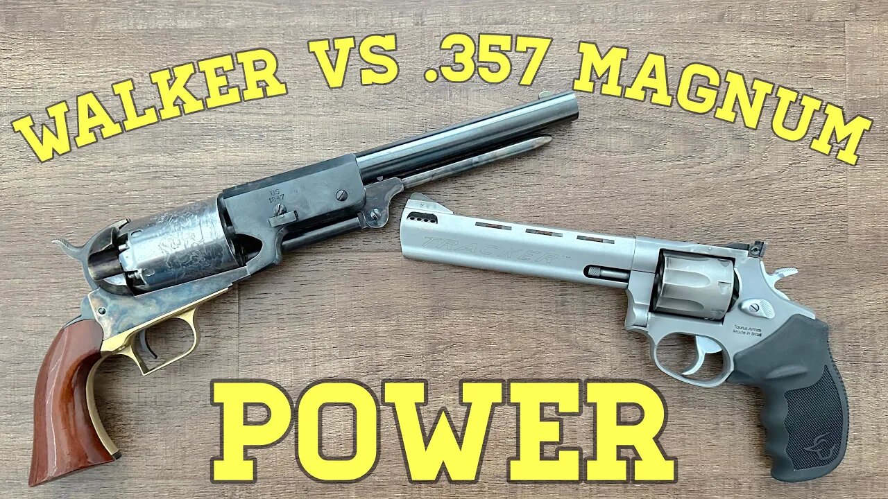 Colt Walker vs. .357 Magnum