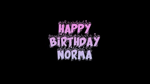 Norma B-Day Cartoon