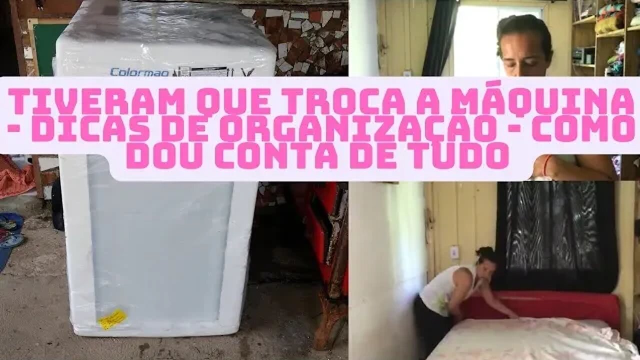 Primeiro vlog de 2023- Máquina nova veio estragada - Como dou conta de tudo- Vlogao.