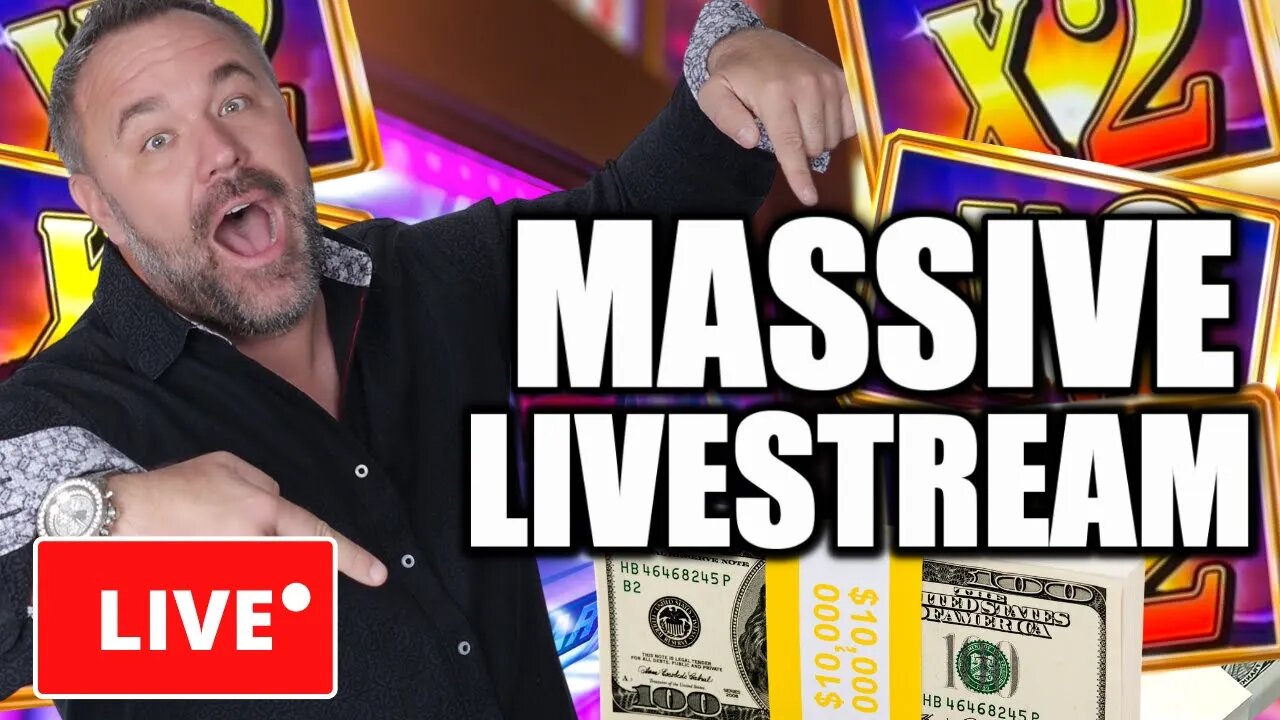 🔴 ANOTHER MASSIVE WINNING LIVESTREAM! $10,000 JACKPOT ON BUFFALO GOLD