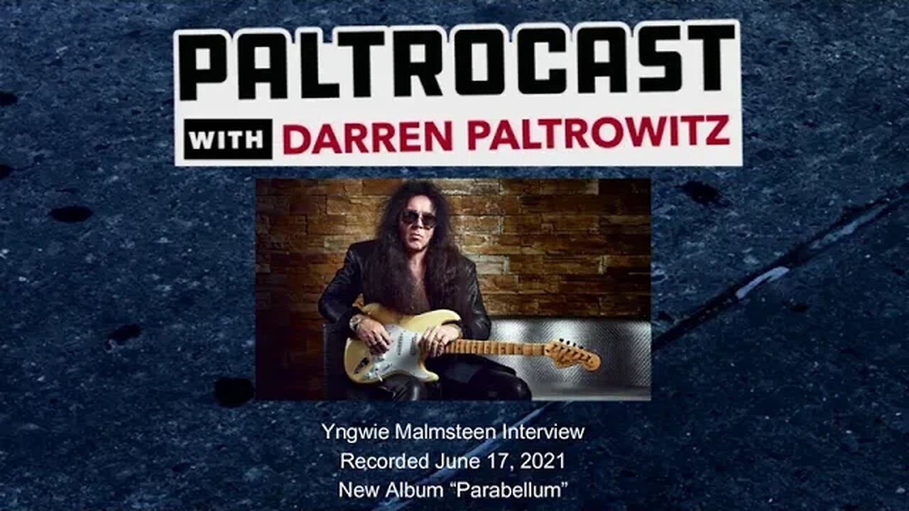 Yngwie Malmsteen interview #2 with Darren Paltrowitz