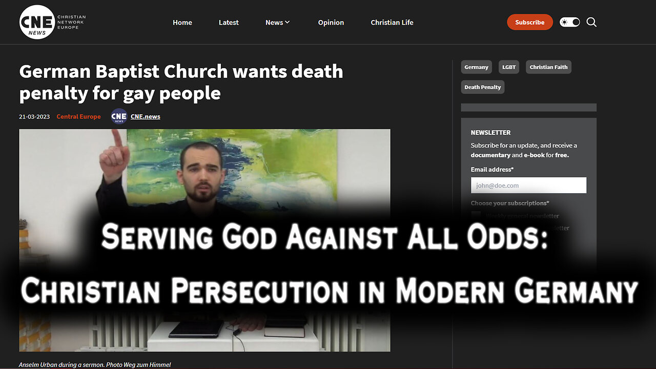 Serving God Against All Odds: Christian Persecution in Modern Germany | Anselm Urban