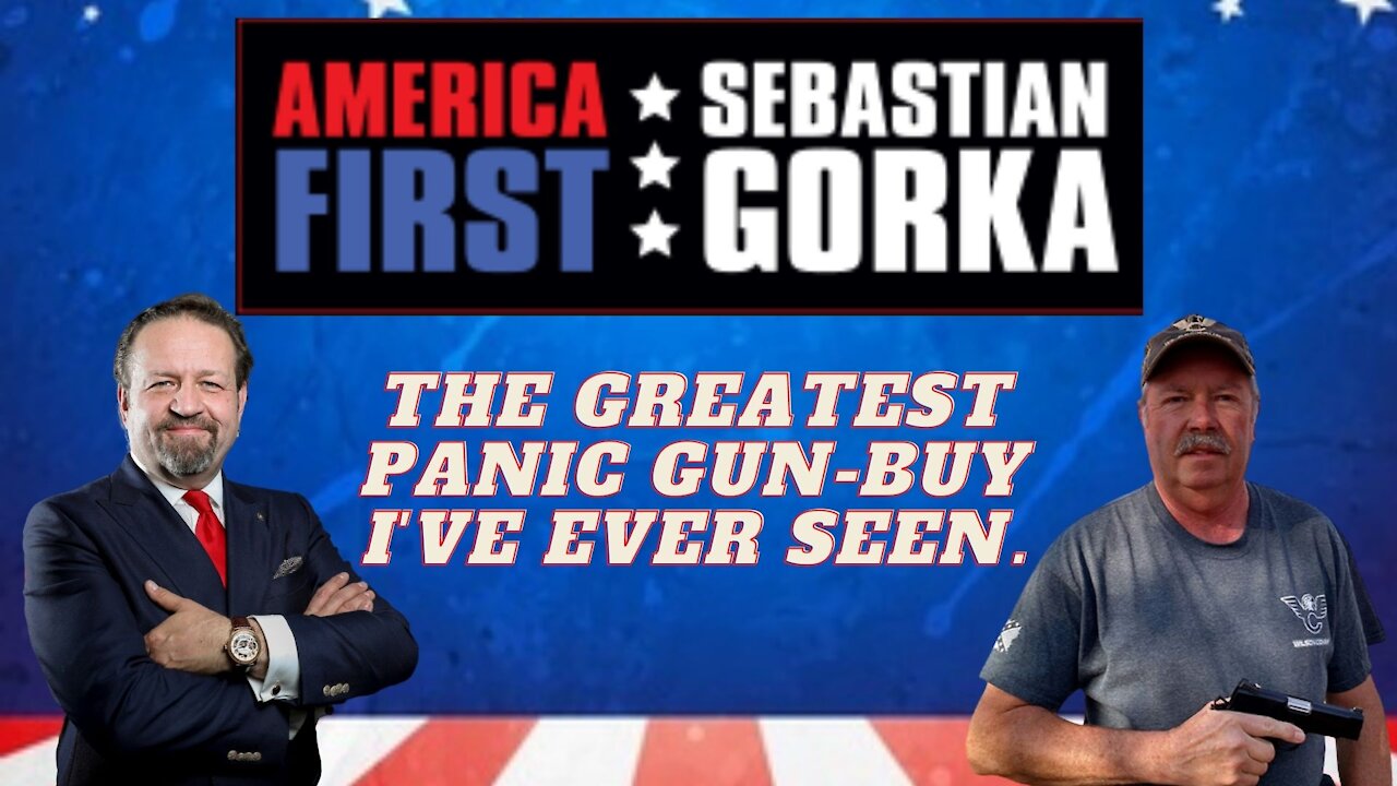 The greatest panic gun-buy I've ever seen. Bill Wilson with Sebastian Gorka on AMERICA First