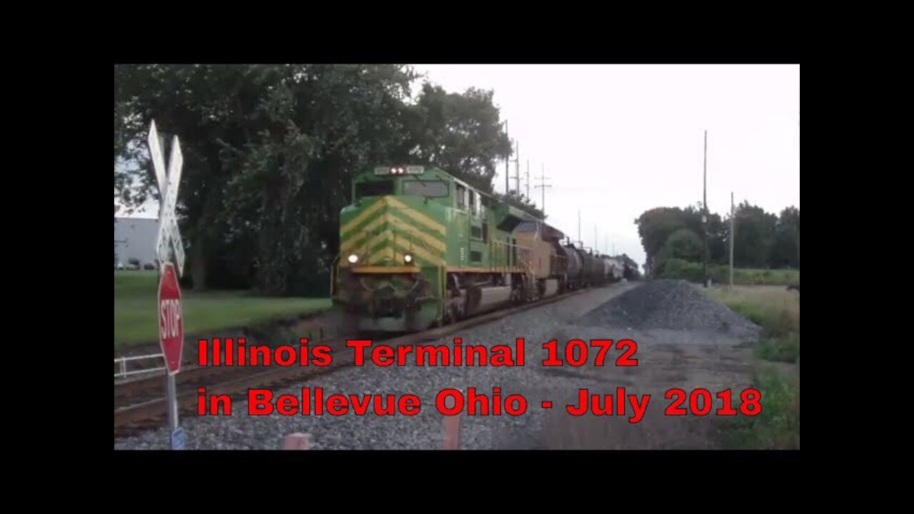 Illinois Terminal 1072 in Bellevue Ohio - July 2018