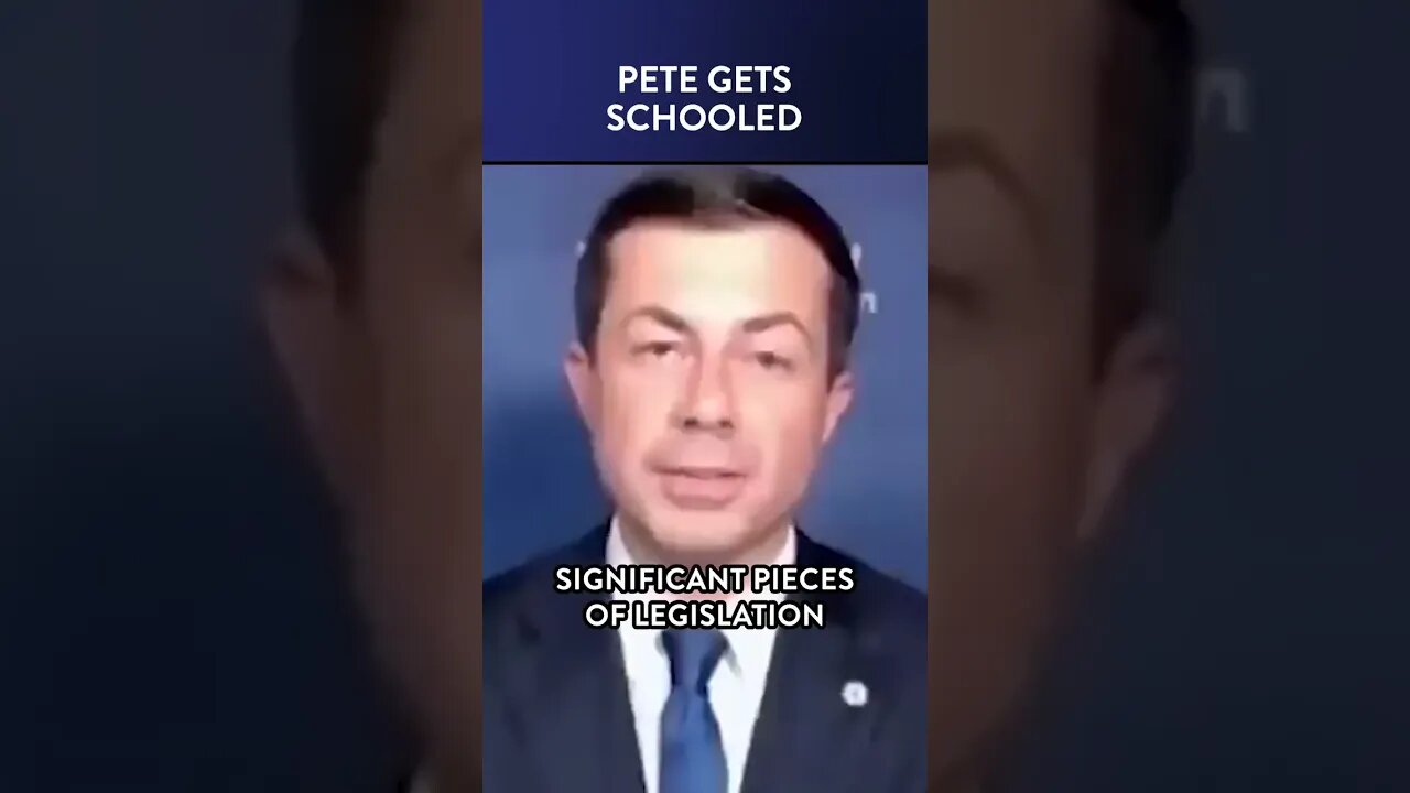 Watch Buttigieg's Face When Host Tells Him to Stop LYING #Shorts