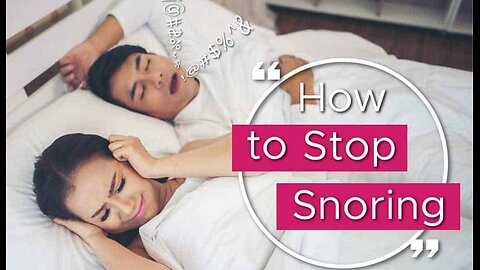 How To Stop Snoring