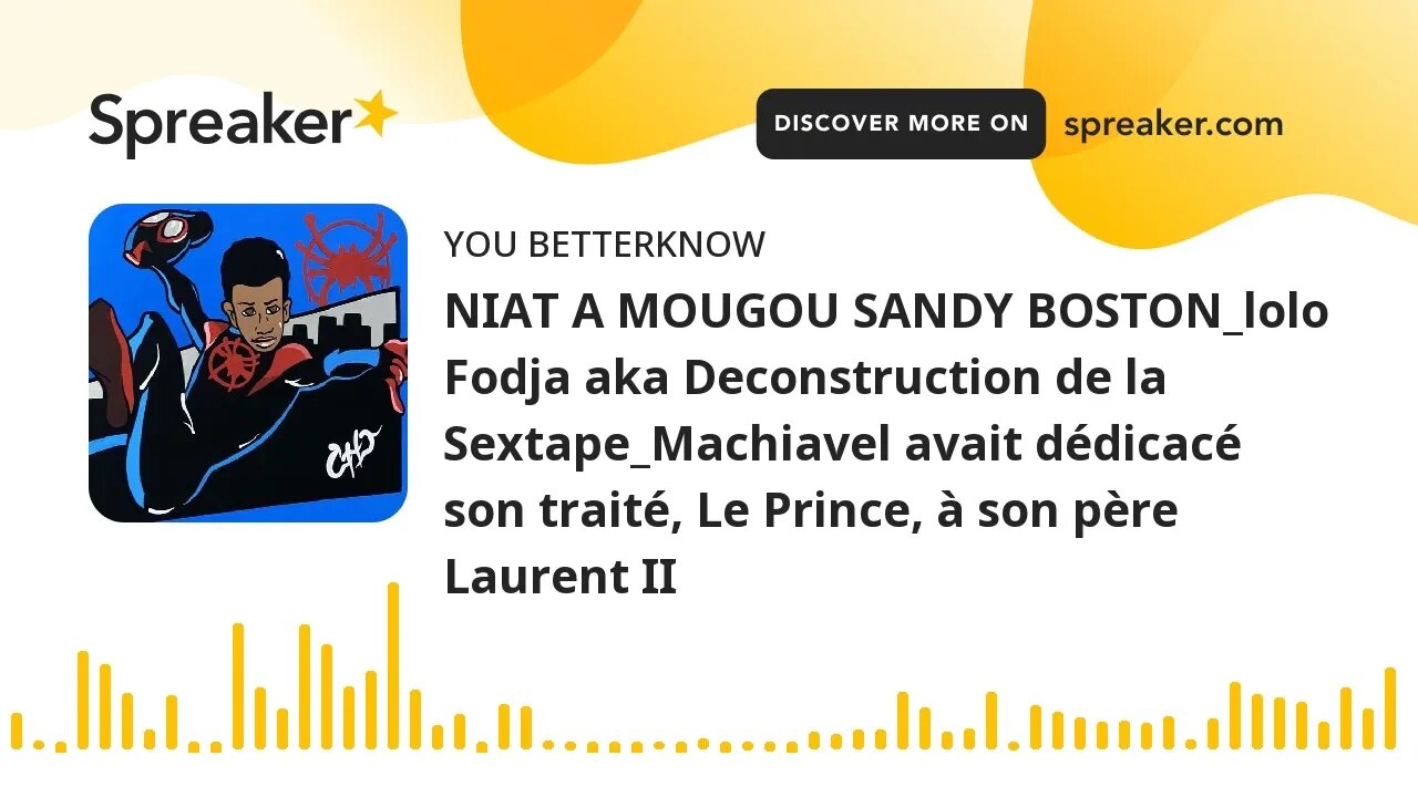 NIAT A MOUGOU SANDY BOSTON_lolo Fodja aka Deconstruction de la Sextape_Machiavel avait dédicacé son