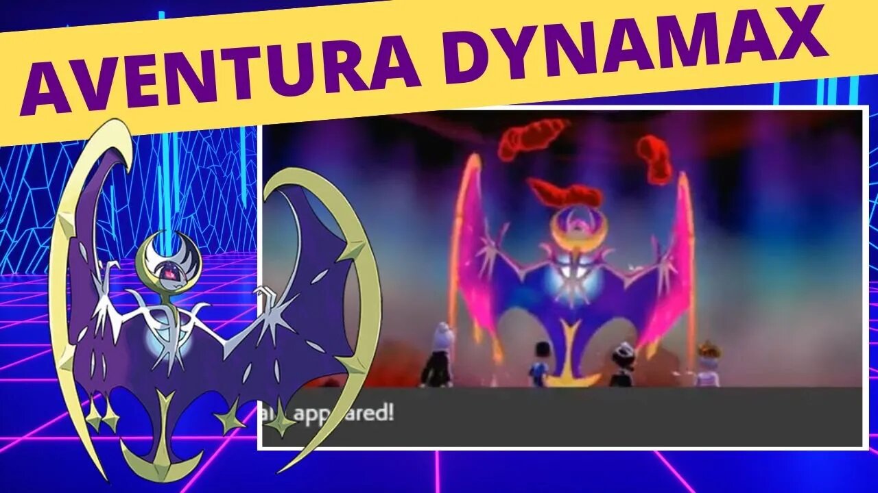 Aventura Dynamax - Batalhando com o Lunala online - Pokemon Sword and Shield