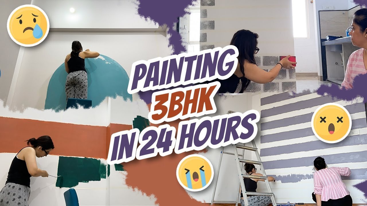 😧 24 HOUR EPIC Home Transformation Challenge! DIY Pinterest Theme Makeover 🤠Pass or Fail