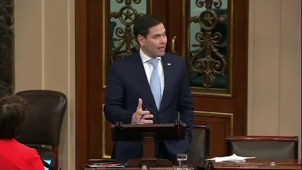 On Senate Floor, Rubio Speaks On The Crisis In Venezuela