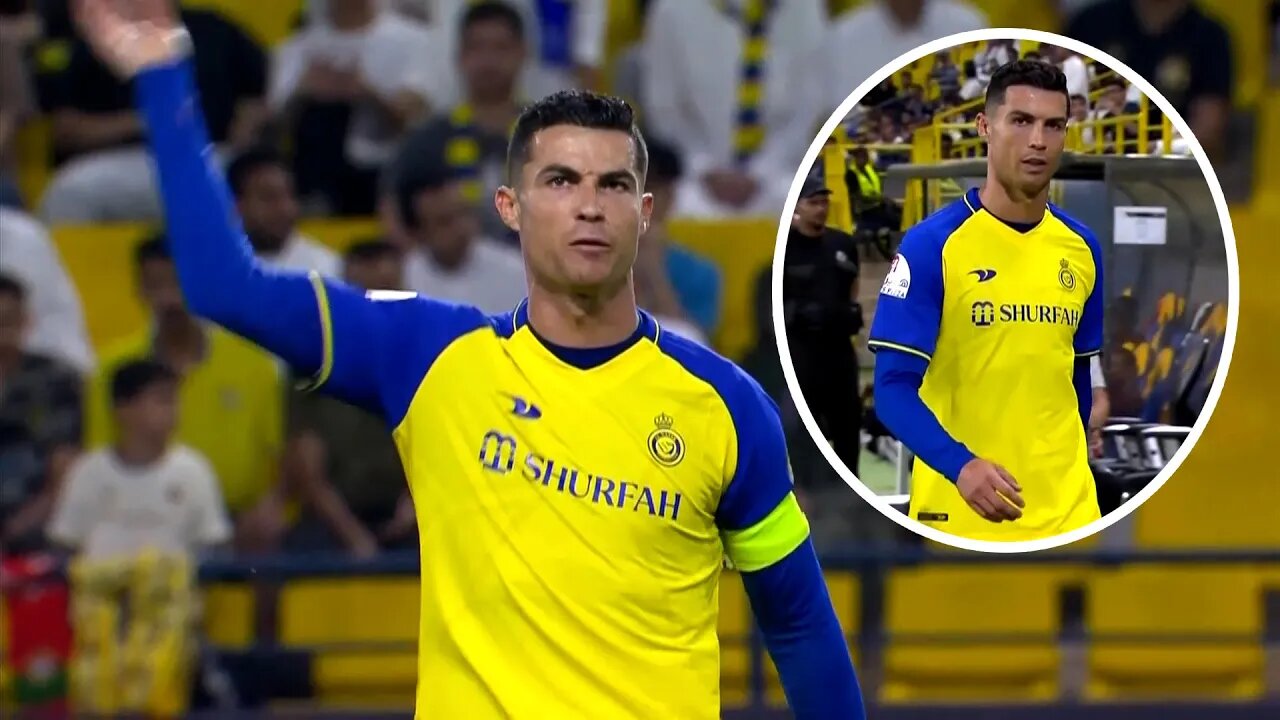 Cristiano Ronaldo loses his temper and SUBBED OFF as Al Nassr reach Cup semis | BMS Match Highlights