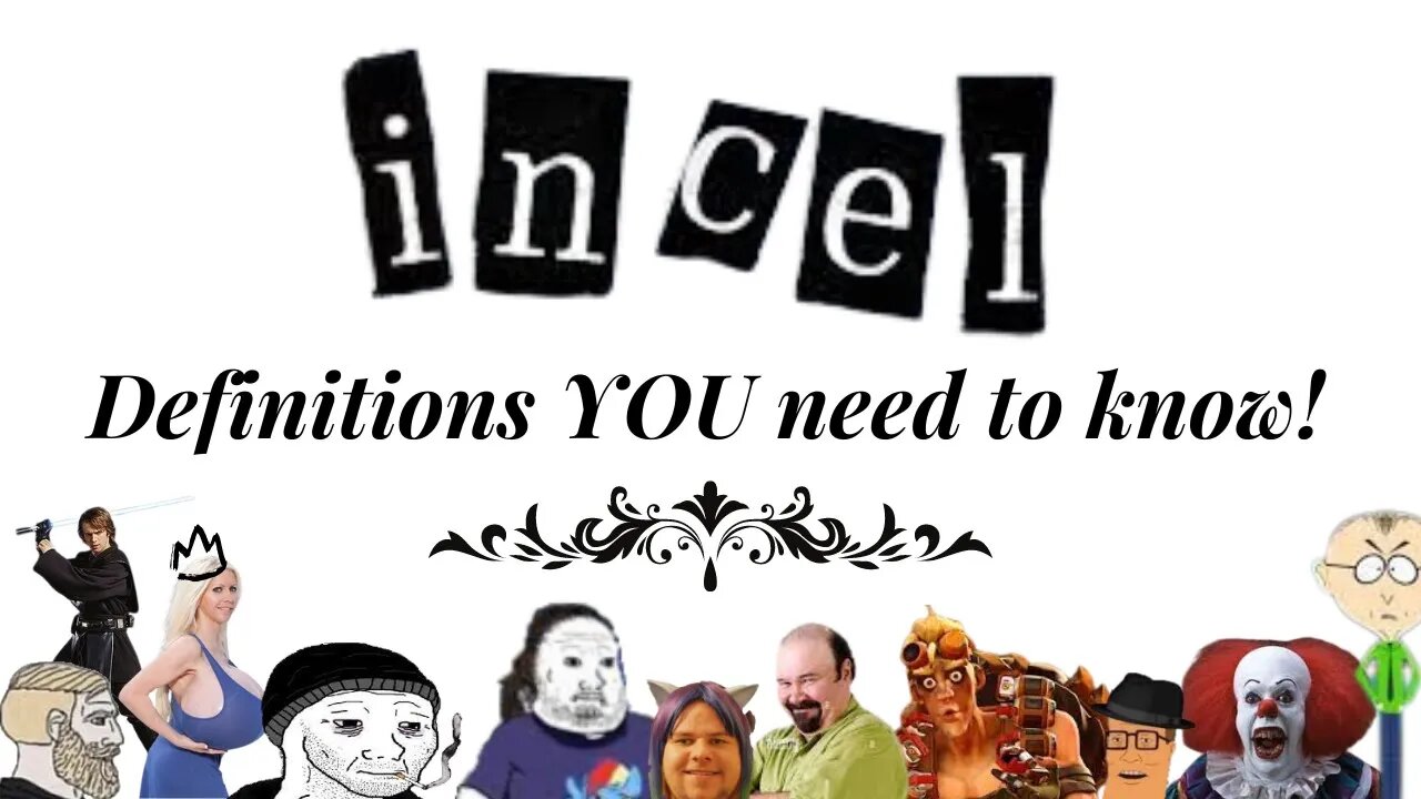 INCEL DEFINITIONS YOU NEED TO KNOW!