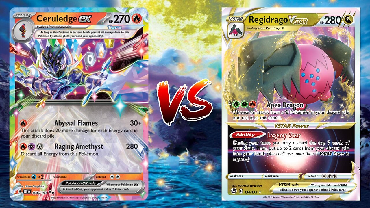 Pokemon TCG Live Ceruledge EX Rotom VSTAR VS Regidrago VSTAR Ogerpon EX!!