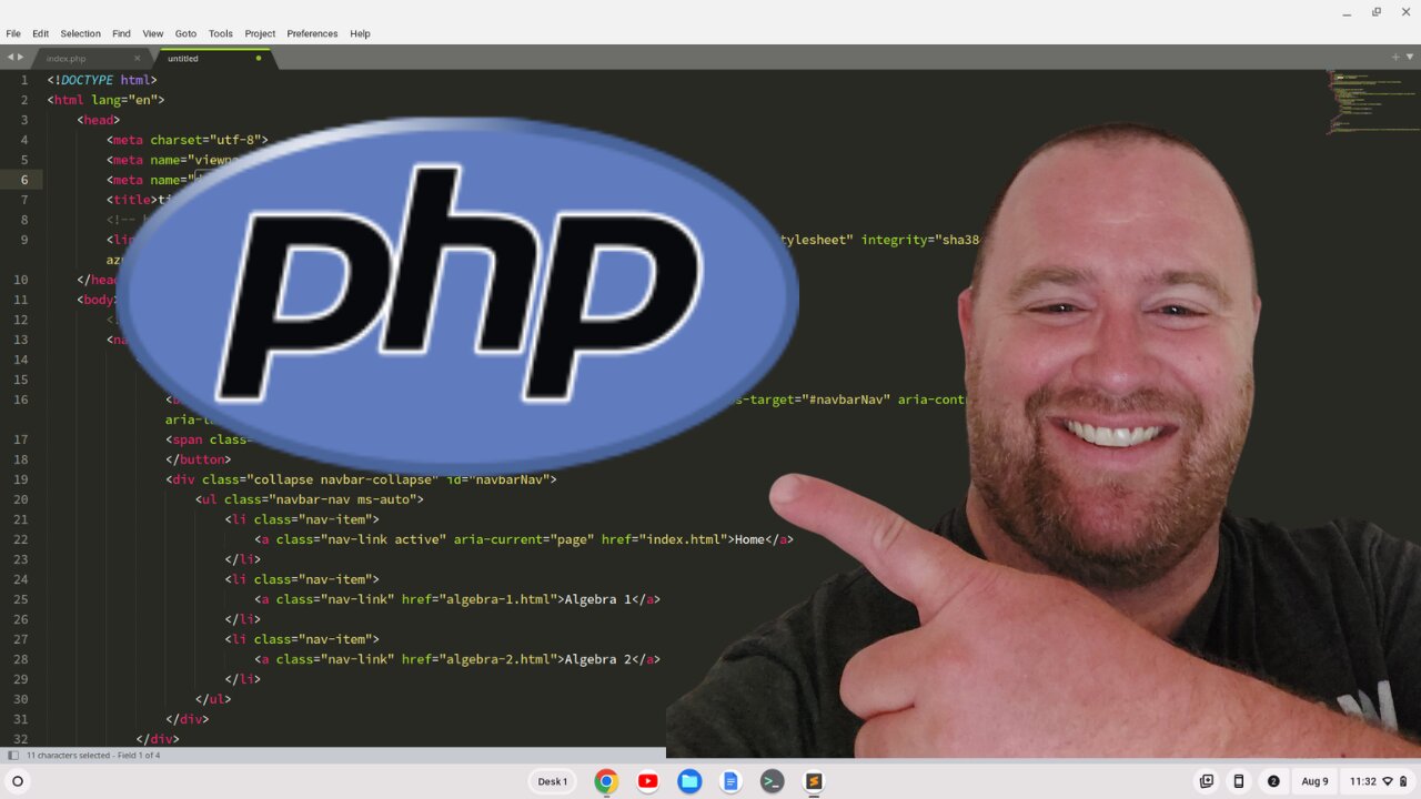 How to Install PHP and Run a Server on a Chromebook