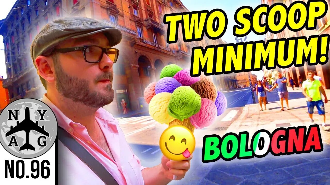 Bologna Day Trip - The Best Gelato in Italy Ep.2 - Bologna, Italy