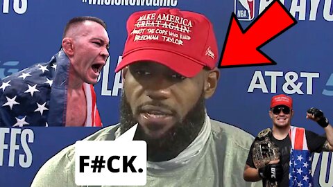 UFC's Colby Covington Goes AFTER LEBRON JAMES AGAIN!