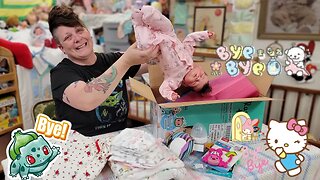 nlovewithreborns2011 is going live! Goodbye Baby - Box packing & Playing MadLibs