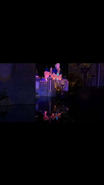 Sleeping Beauty Castle reflection #disneyland #sleepingbeautycastle #castle