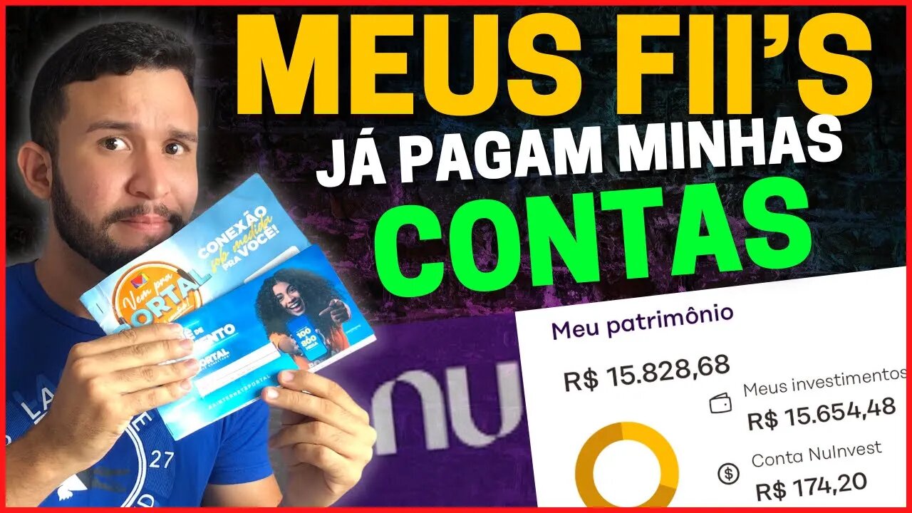 DIVIDENDOS JÁ PAGAM A CONTA DE INTERNET! RENDA PASSIVA COM FII’S💸