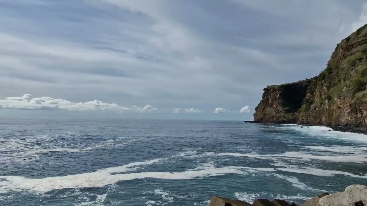 Panoramic views of Calheta, Madeira.