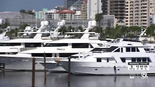 Reeling in business at the boat show in Fort Lauderdale