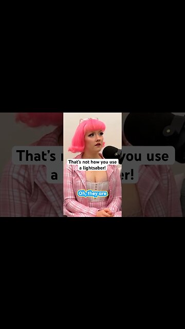 That’s not how you use a lightsaber!