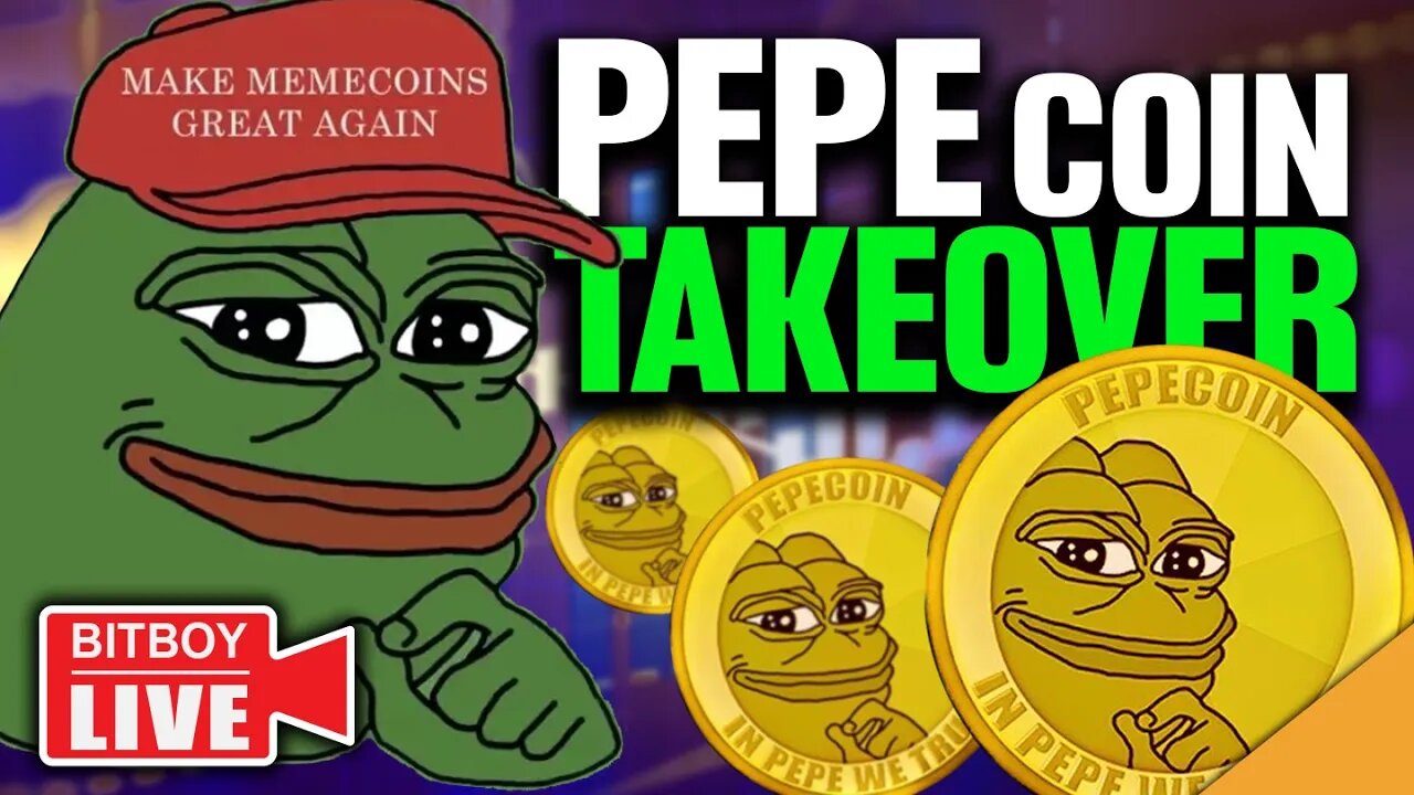 Pepe Crypto TAKEOVER! (Bitcoin Whales BUYING SPREE)