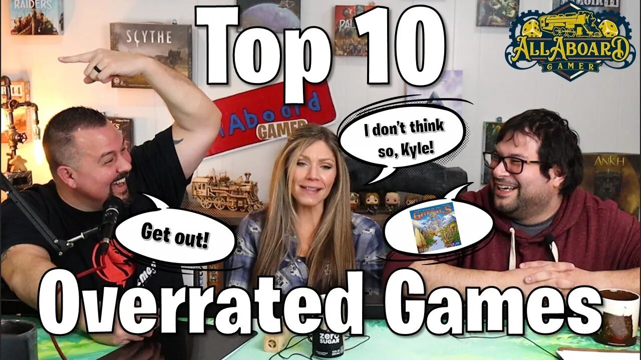 Top 10 Overrated Games (Be Gentle) w/ Kyle!