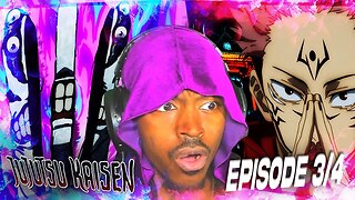 SUKUNA'S DOMAIN EXPANSION IS INSANE!! | JUJUTSU KAISEN EPISODE 3 & 4 REACTION