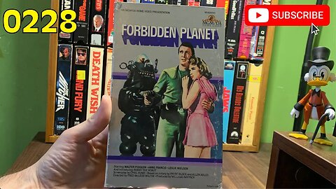 [0228] FORBIDDEN PLANET (1956) VHS INSPECT [#forbiddenplanet #forbiddenplanetVHS]